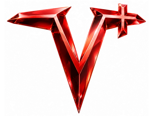 THE V+ red mark